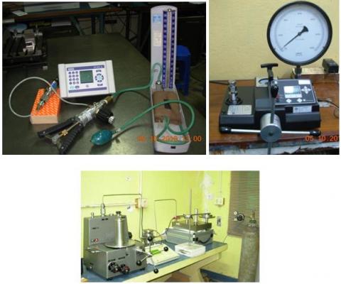 Pressure gauge calibration